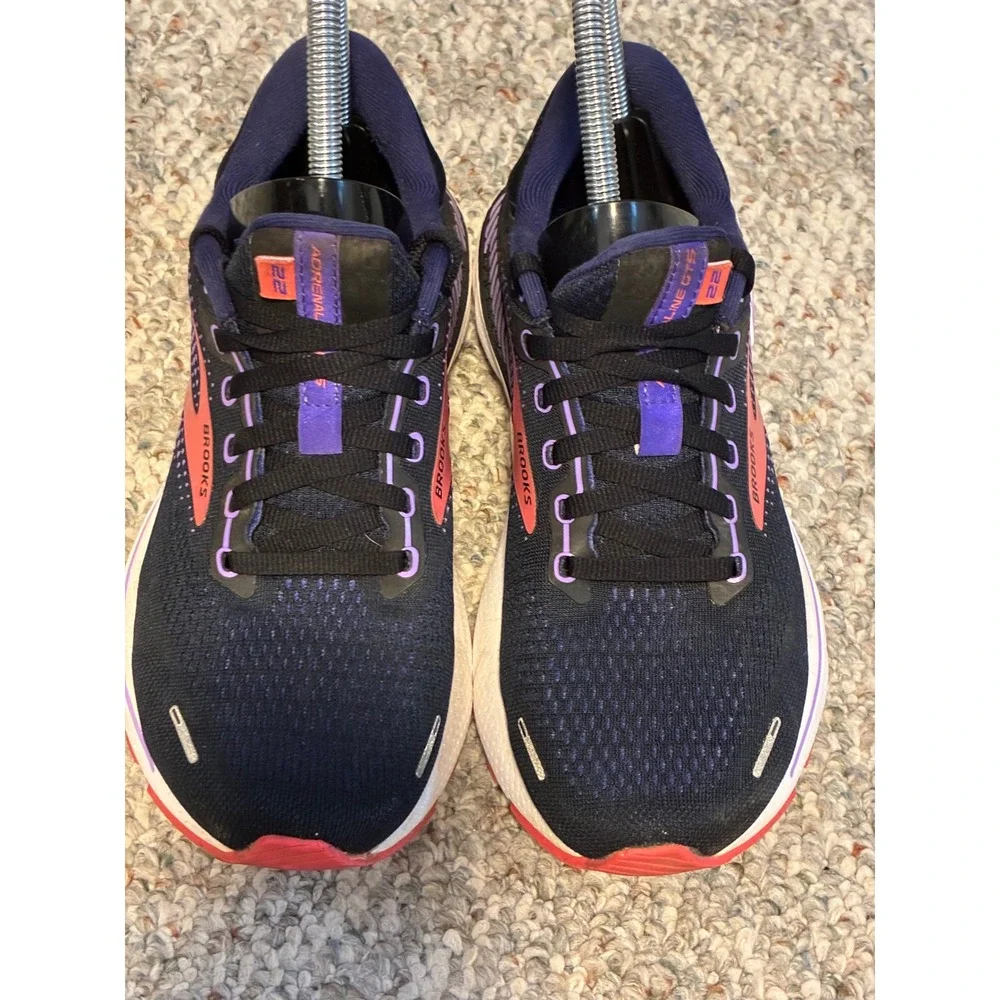 Brooks Women's Navy Purple Coral Running Shoes
